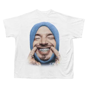 BALVIN BIG HEADT T-SHIRT (WHITE)
