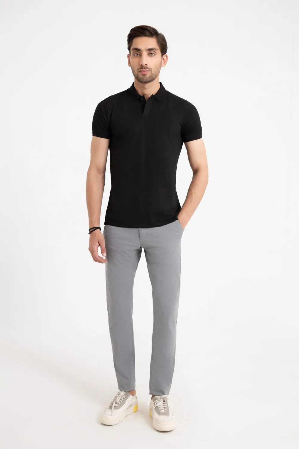 Black Collar T-Shirt