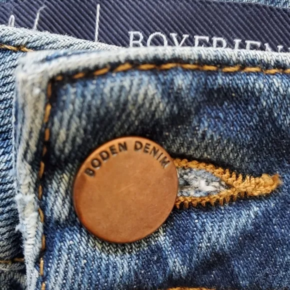 Boden Boyfriend Style Denim Jeans.  Size 12R
