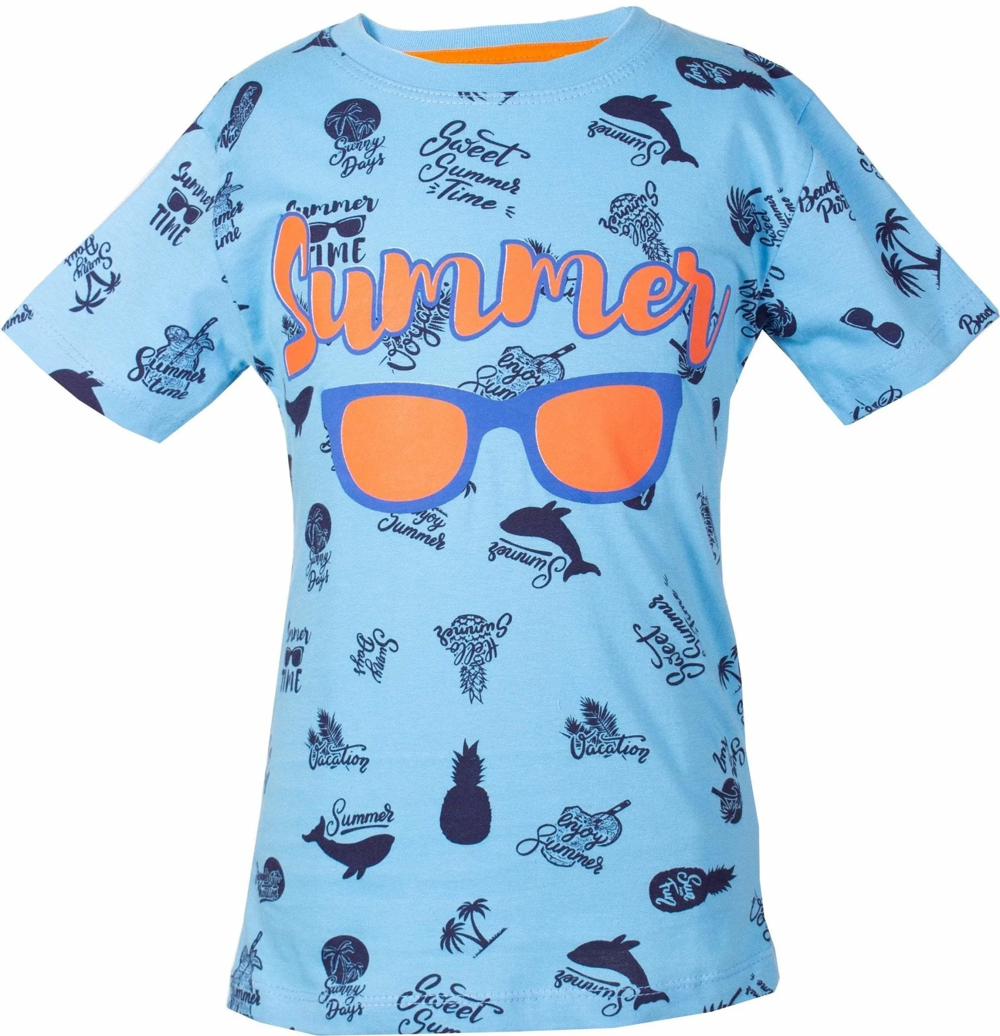 Boys' Blue Summer T-shirt
