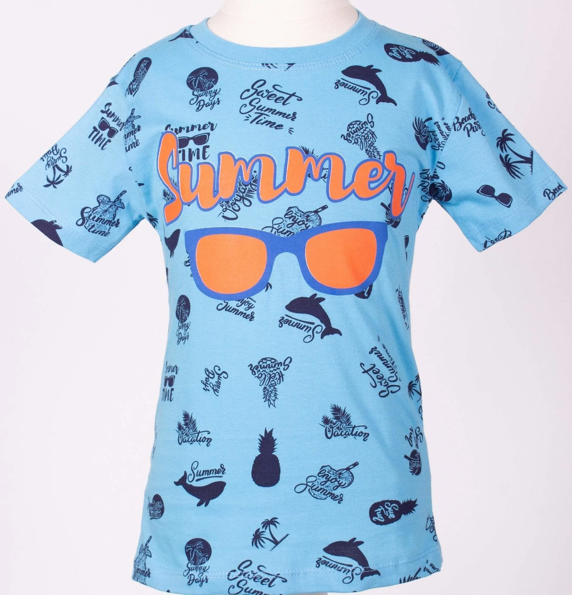Boys' Blue Summer T-shirt