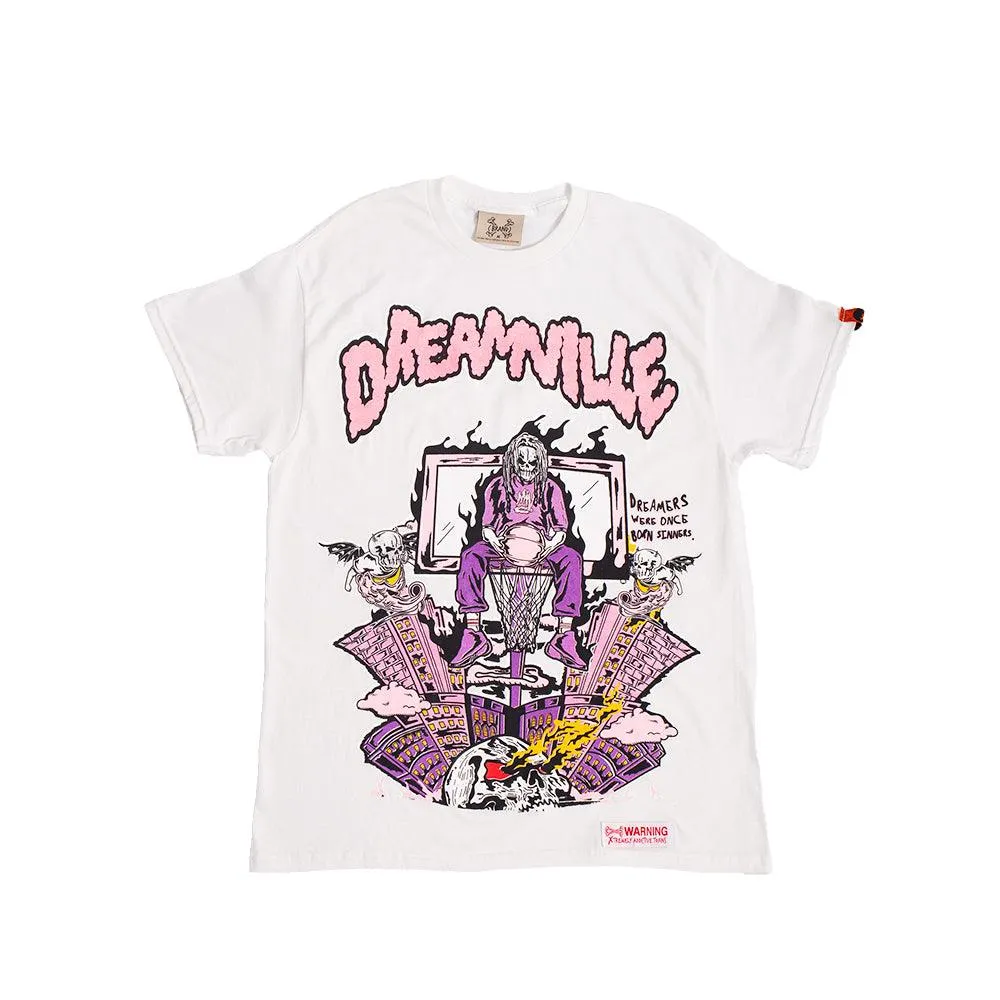 BRAND X DREAMVILLE BORN SINNERS TSHIRT (WHITE)