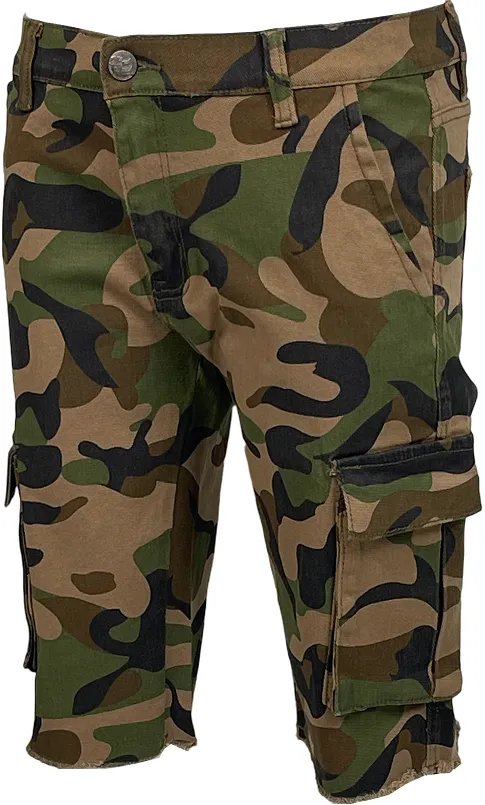 BT-BTS25322X-B&T Camo Cargo Shorts
