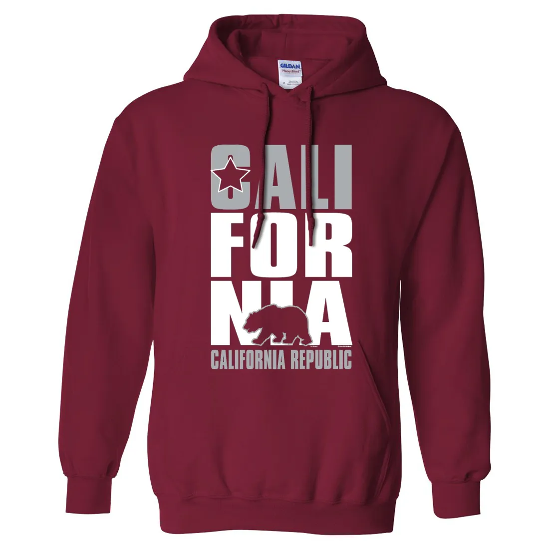 California Republic Raiders Style Sweatshirt Hoodie