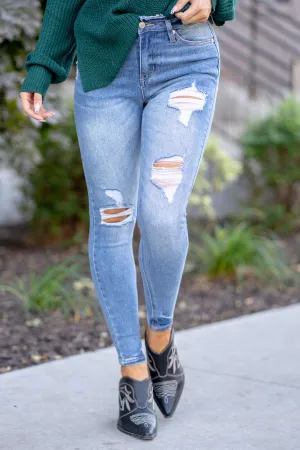 Chanell High Rise Ankle Skinny Regular & Plus Sizes