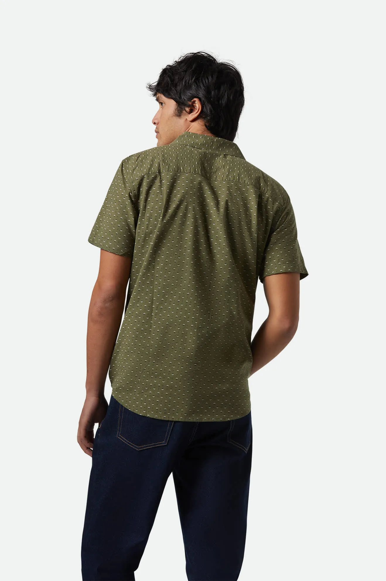 Charter Print S/S Shirt - Ivy Green/Micro Floral