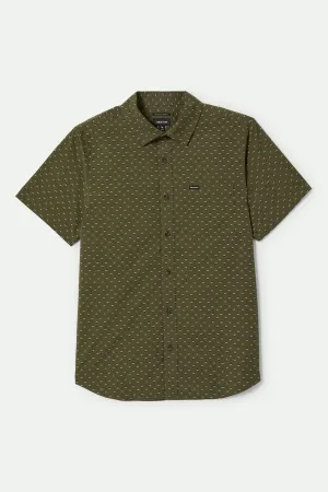 Charter Print S/S Shirt - Ivy Green/Micro Floral