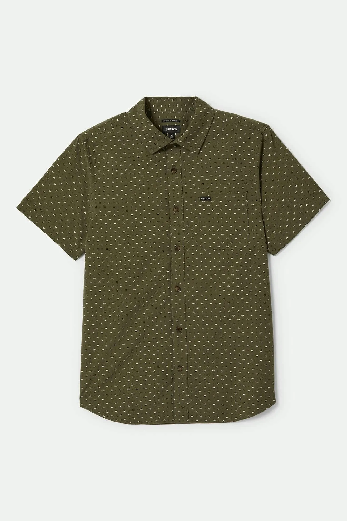 Charter Print S/S Shirt - Ivy Green/Micro Floral