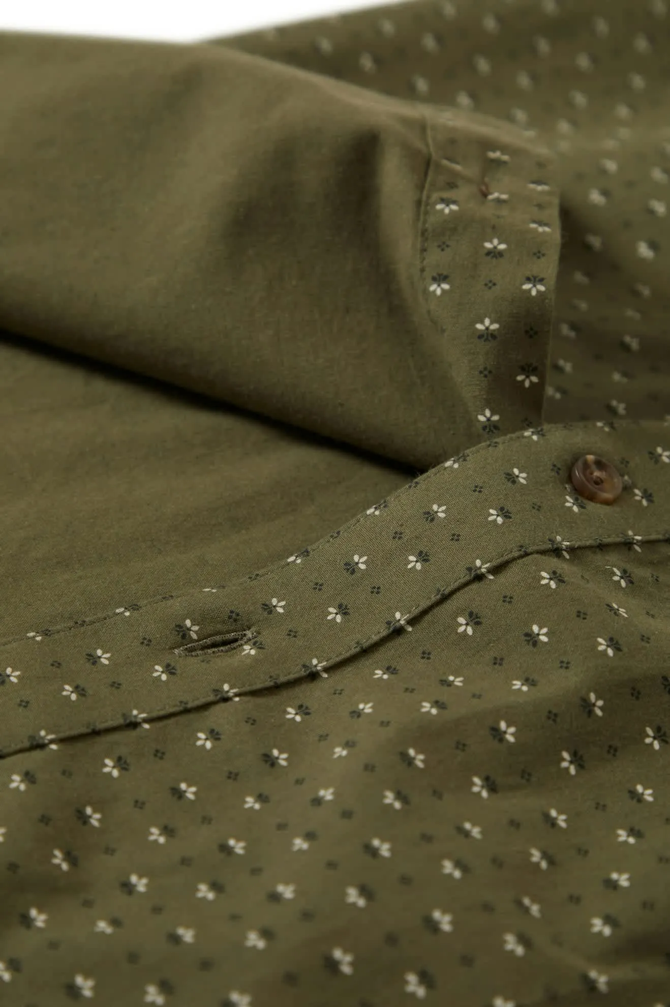 Charter Print S/S Shirt - Ivy Green/Micro Floral