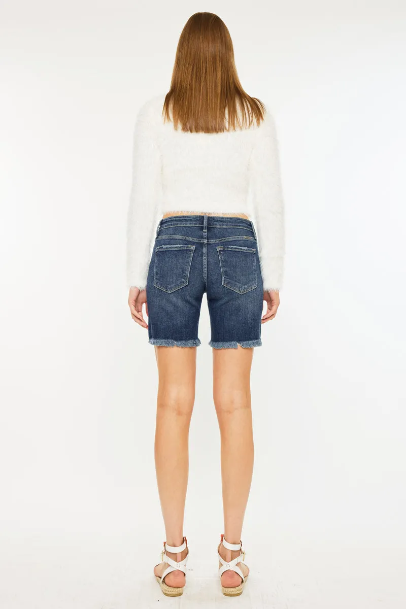 Chelsea Mid Rise Midi Shorts