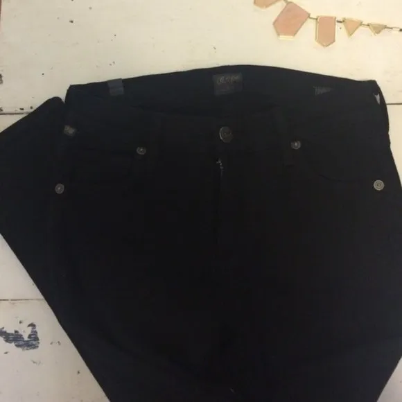 Citizens of humanity black soft skinny jeans