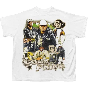 COACH PRIME COLLAGE T-SHIRT (WHITE)