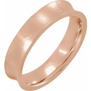 Concave Edge Band with Satin Finish 51936 - 4 mm - 7 mm