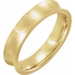 Concave Edge Band with Satin Finish 51936 - 4 mm - 7 mm