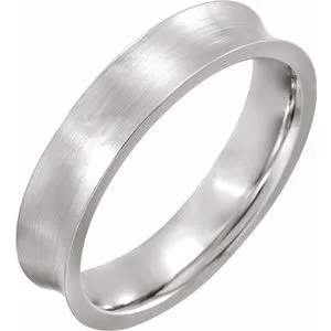 Concave Edge Band with Satin Finish 51936 - 4 mm - 7 mm