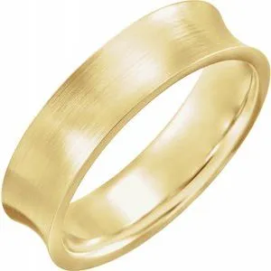 Concave Edge Band with Satin Finish 51936 - 4 mm - 7 mm