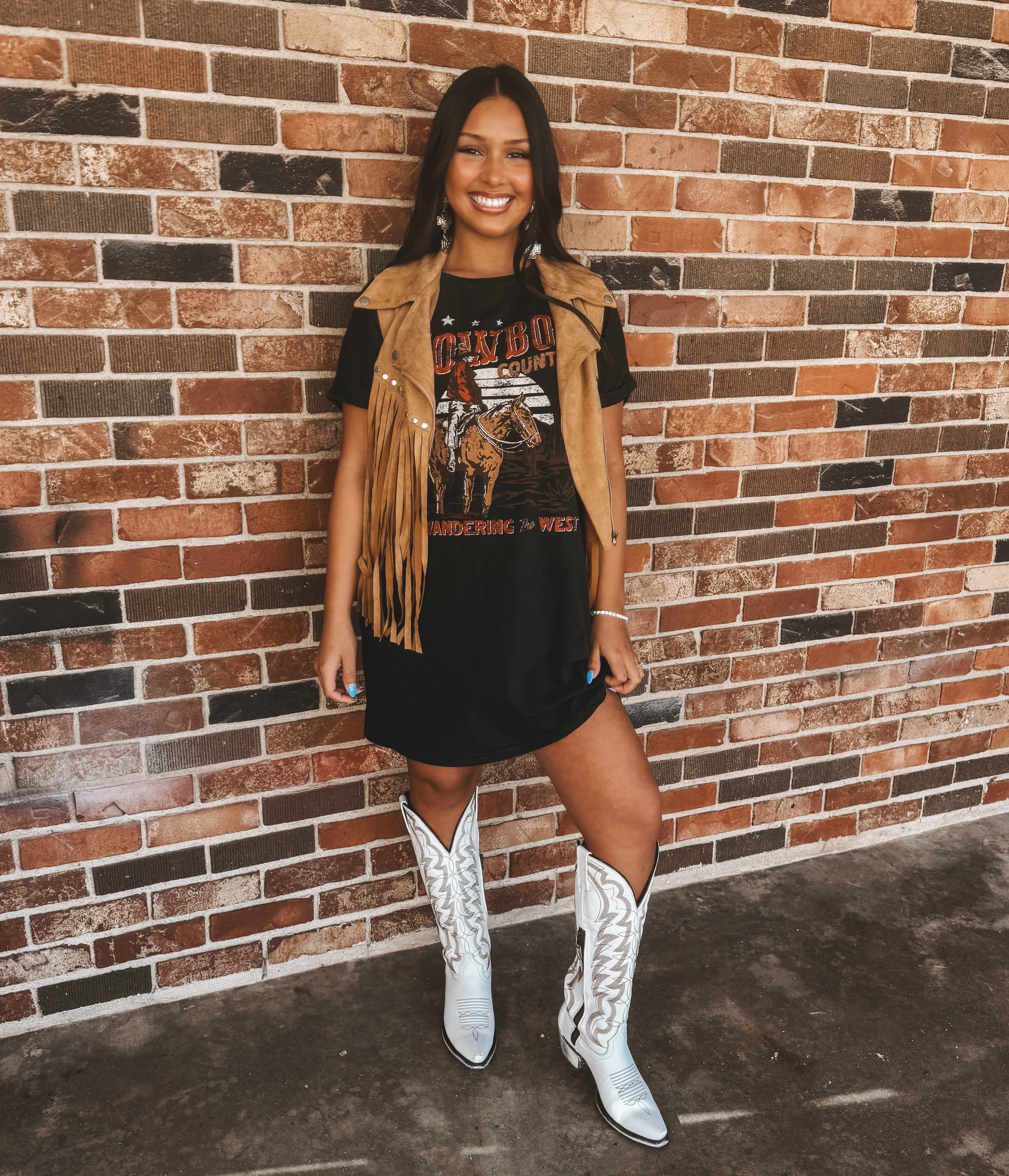 Cowboy Country Graphic Dress