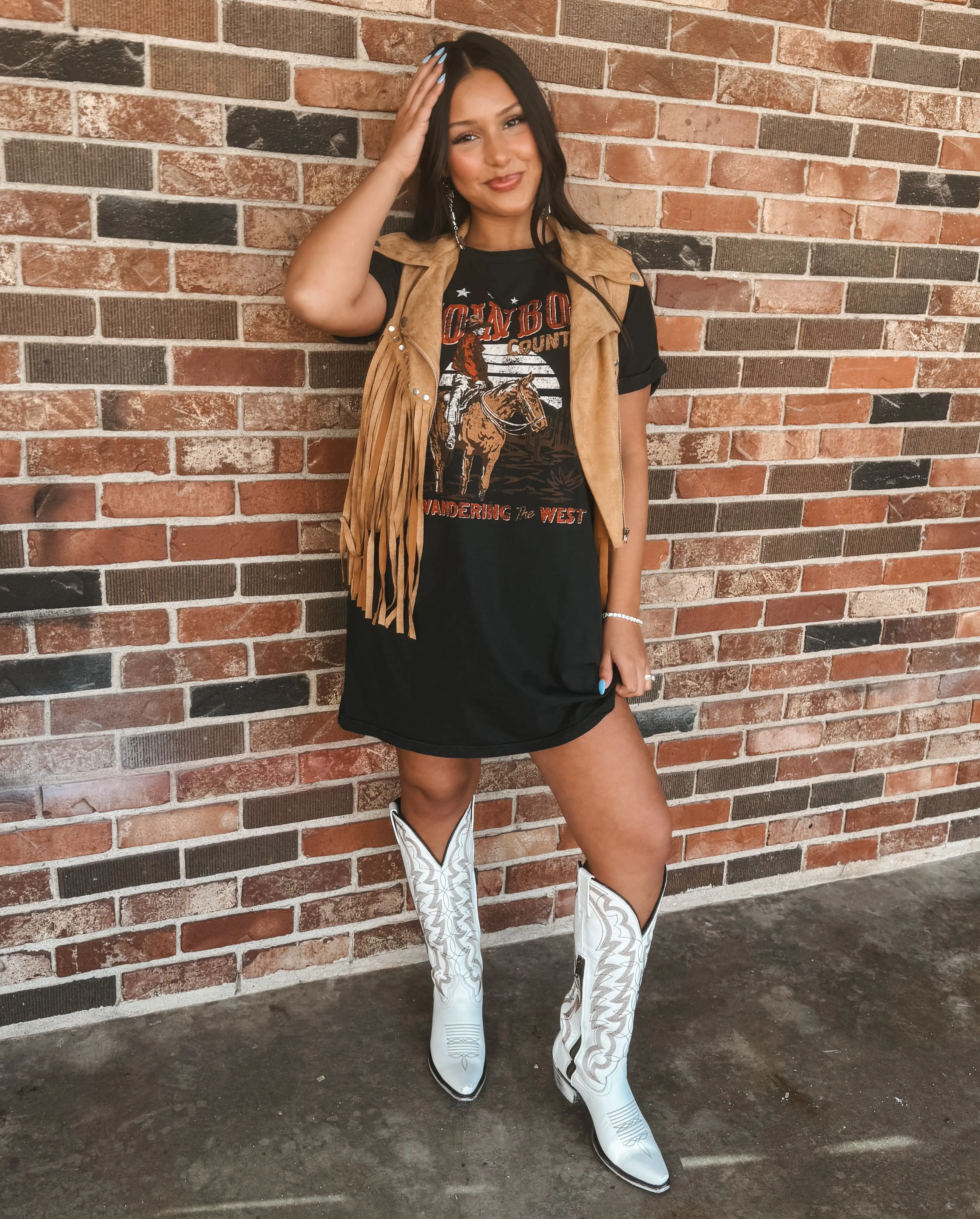 Cowboy Country Graphic Dress