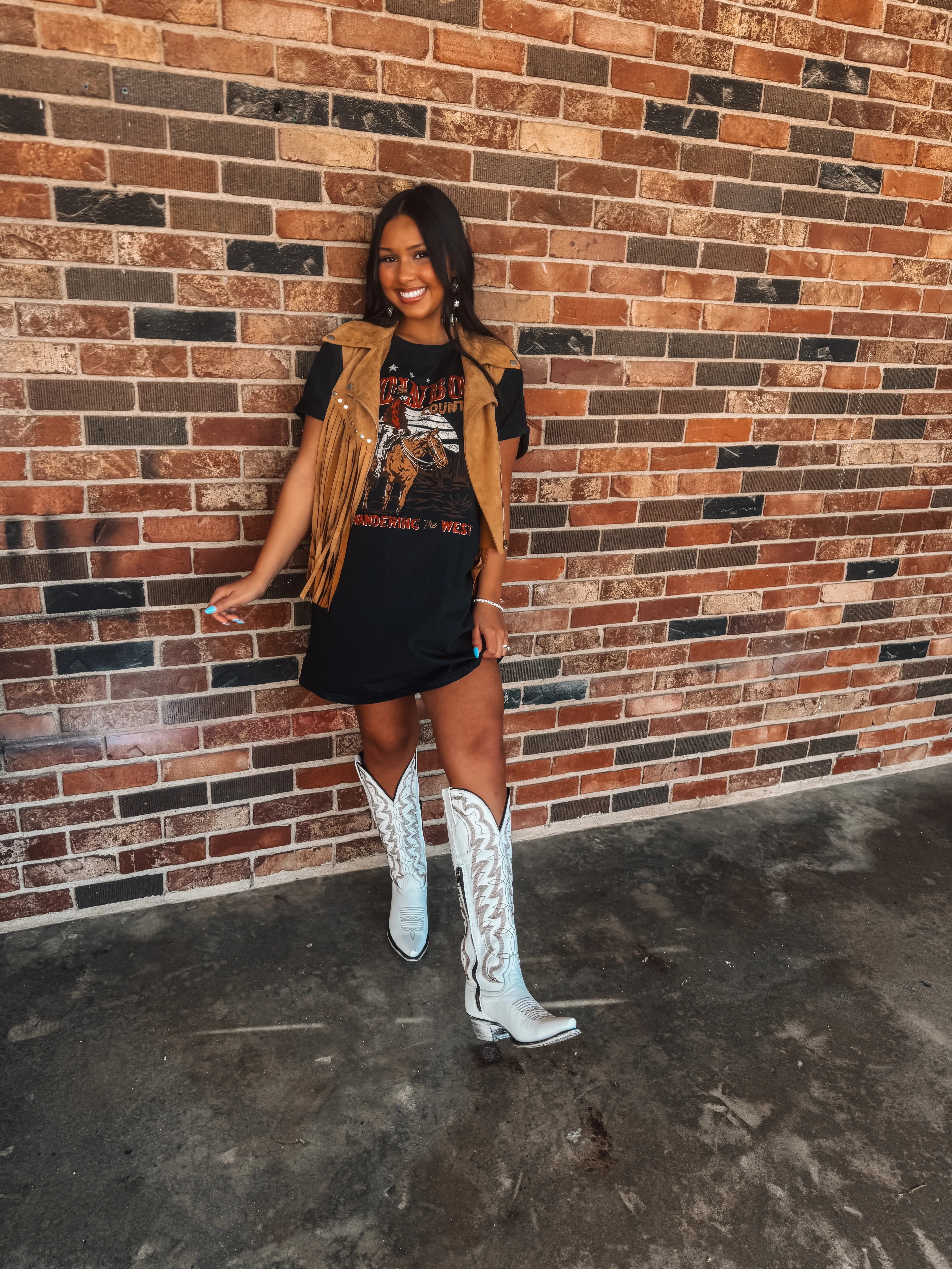Cowboy Country Graphic Dress