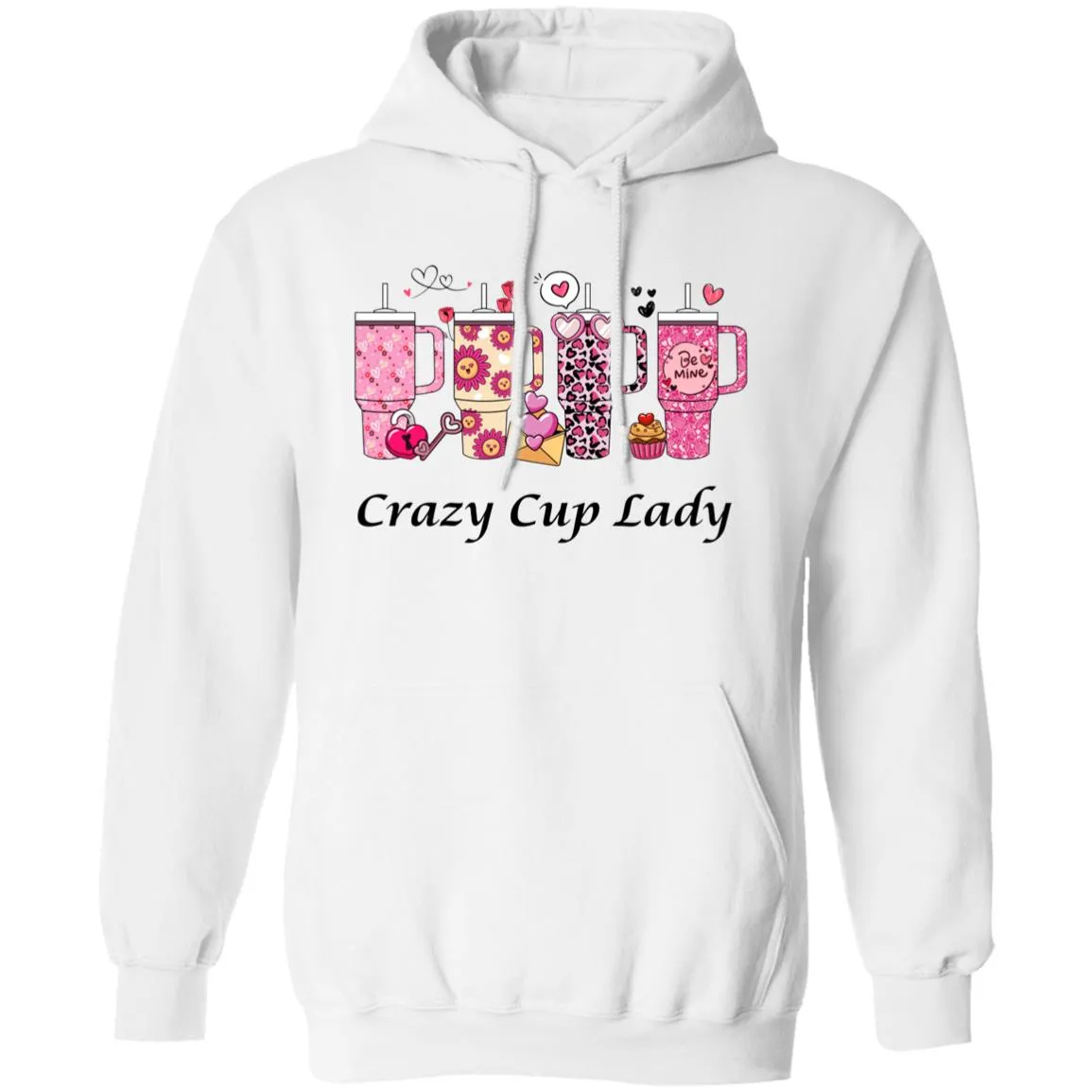 Crazy Cup Lady Pullover Hoodie