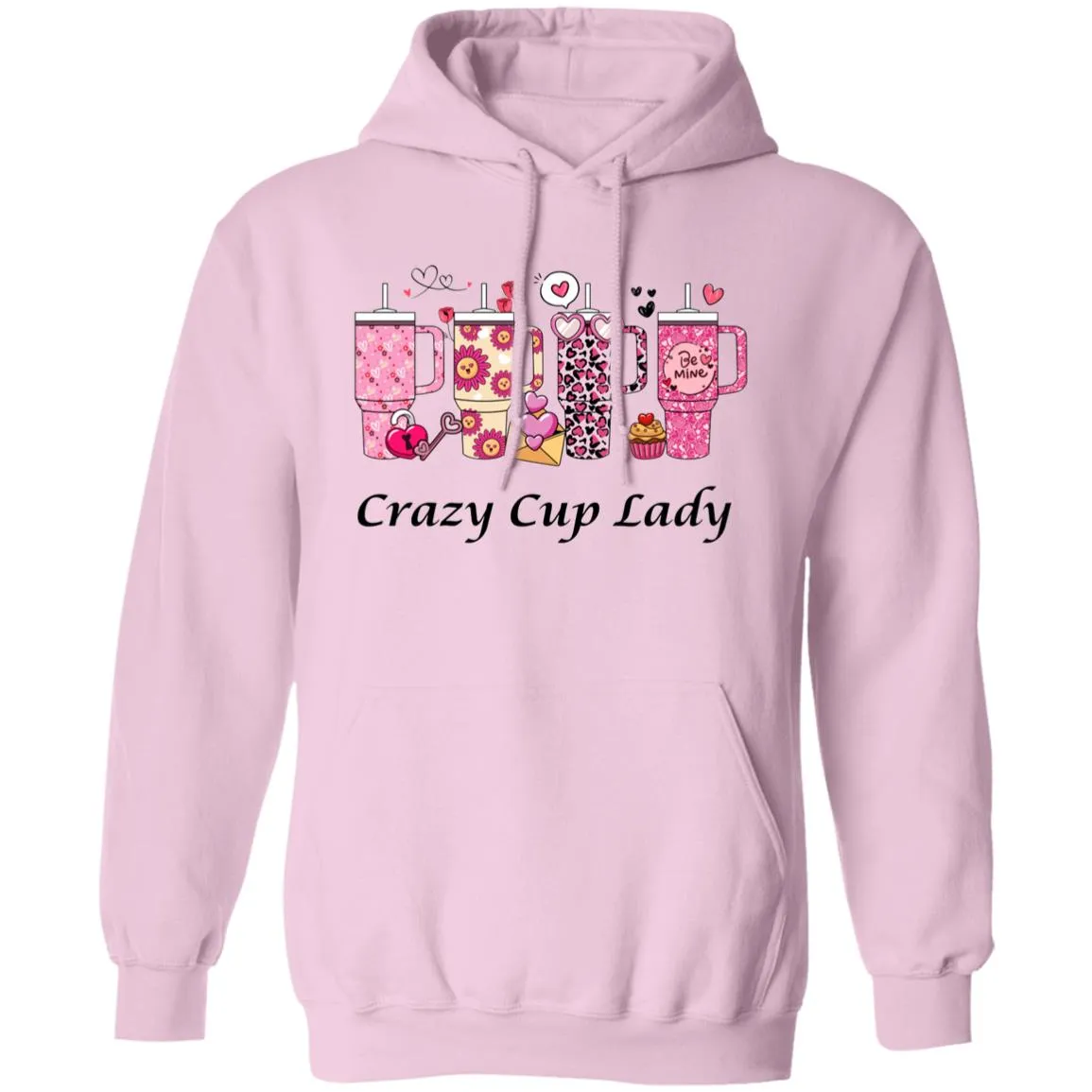 Crazy Cup Lady Pullover Hoodie