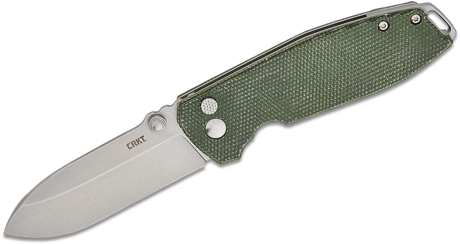 CRKT  2495GR Squid™ XM Button Lock  GREEN