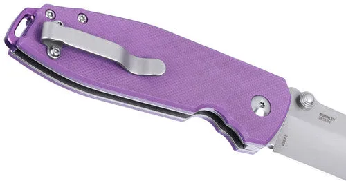 CRKT 2495P Squid™ XM Button Lock VIOLET