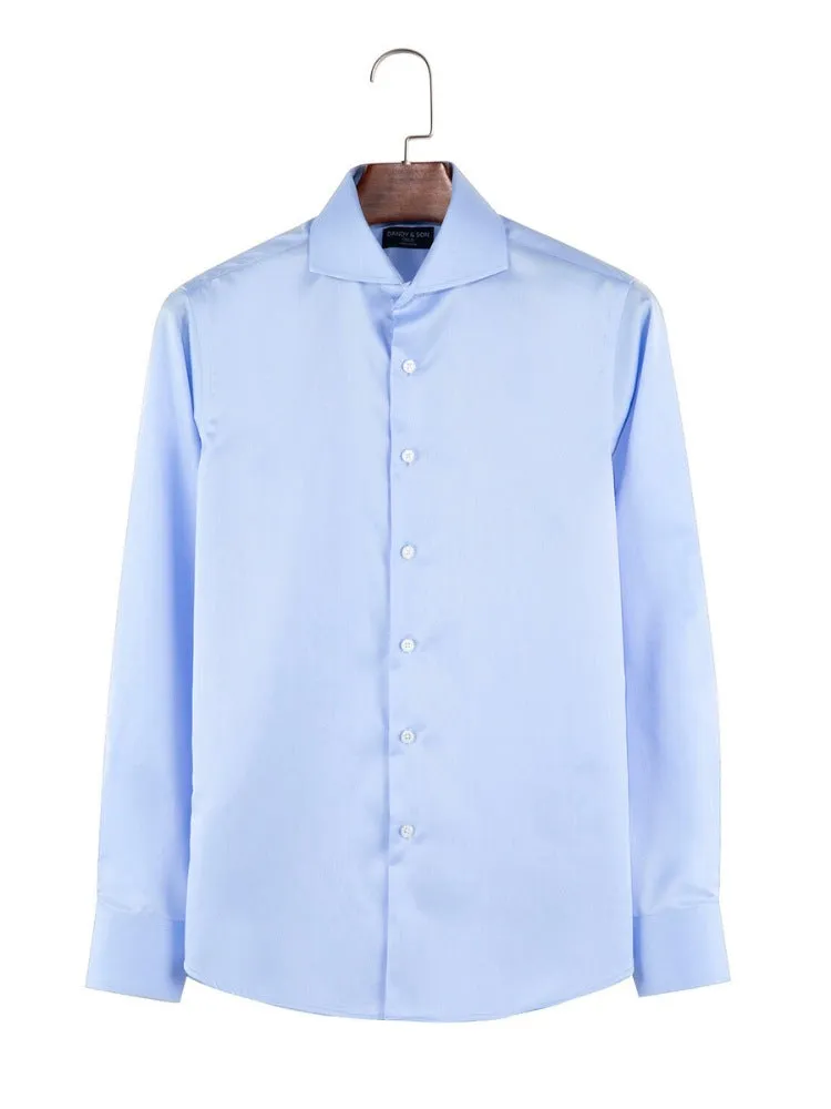 Cutaway Light Blue Non-Iron Premium Shirt