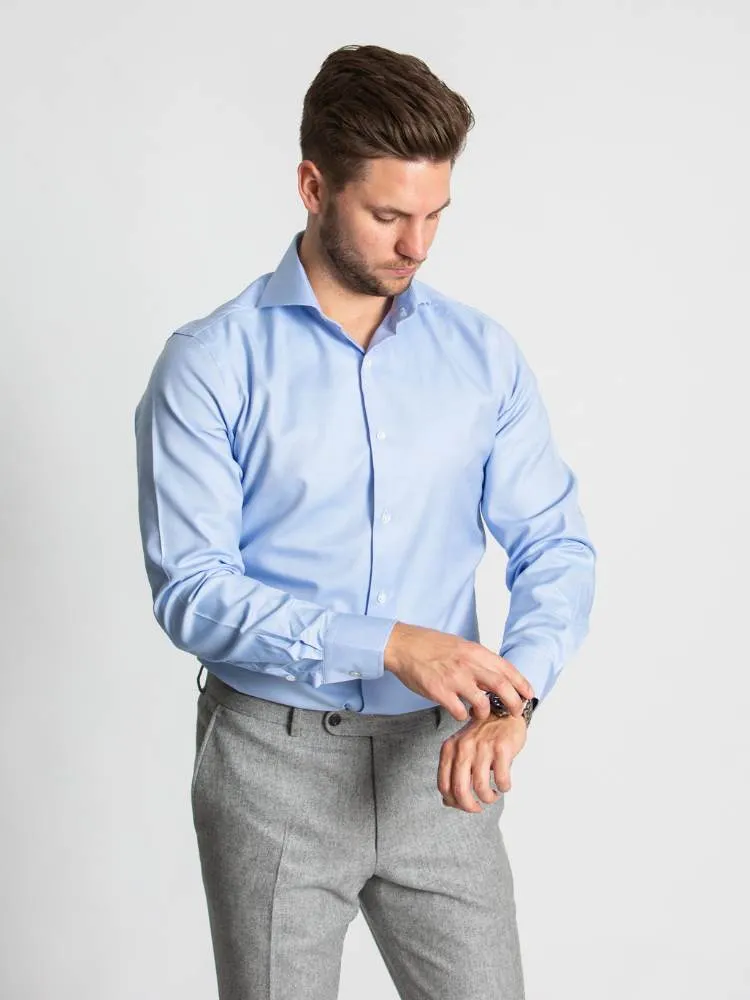 Cutaway Light Blue Non-Iron Premium Shirt