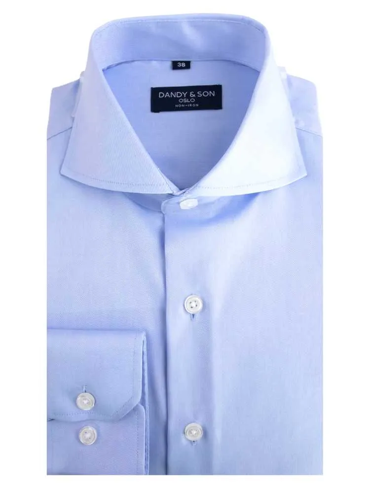 Cutaway Light Blue Non-Iron Premium Shirt