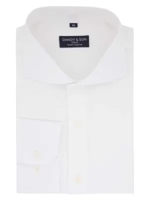 Cutaway White Premium Weave Shirt