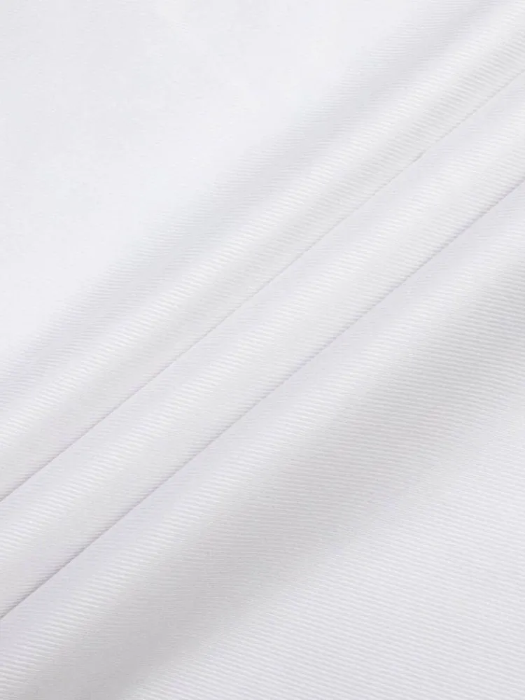 Cutaway White Premium Weave Shirt