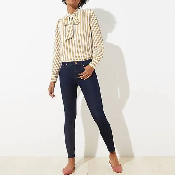 Dark Denim LOFT Modern Skinny Jeans (NWT)