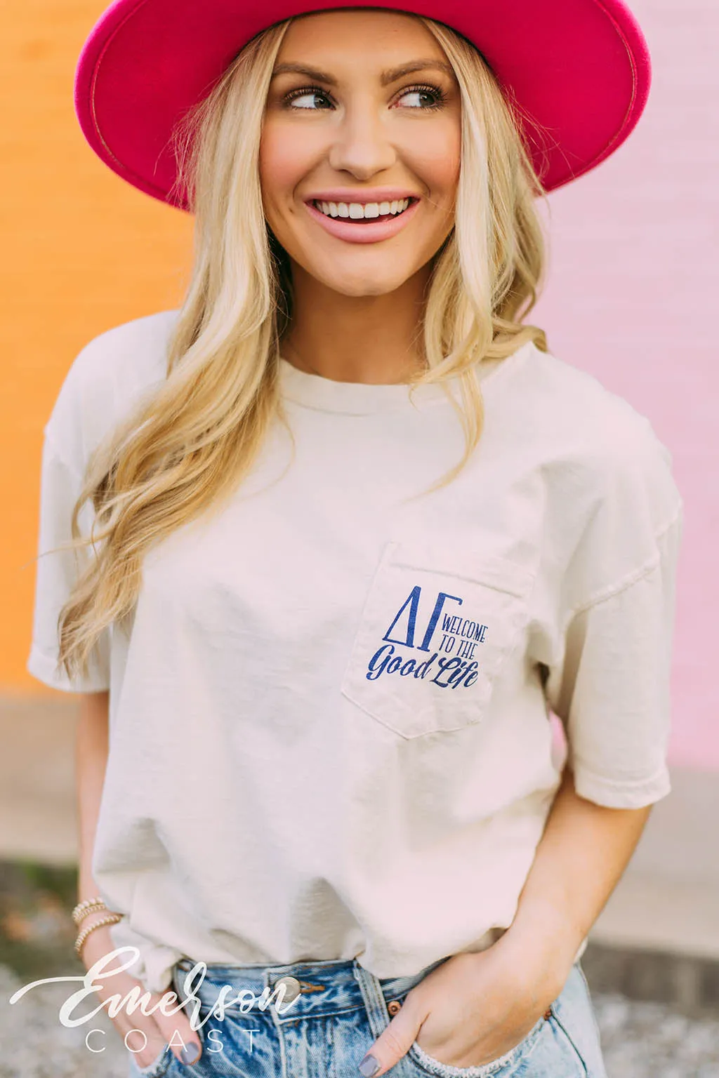 Delta Gamma Welcome To The Good Life Tee