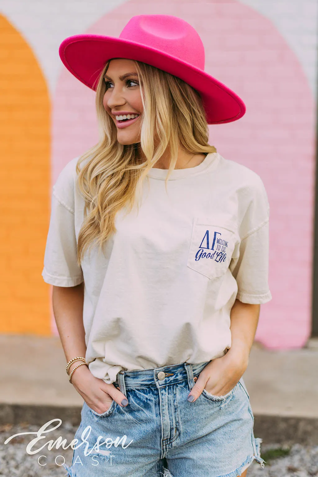 Delta Gamma Welcome To The Good Life Tee