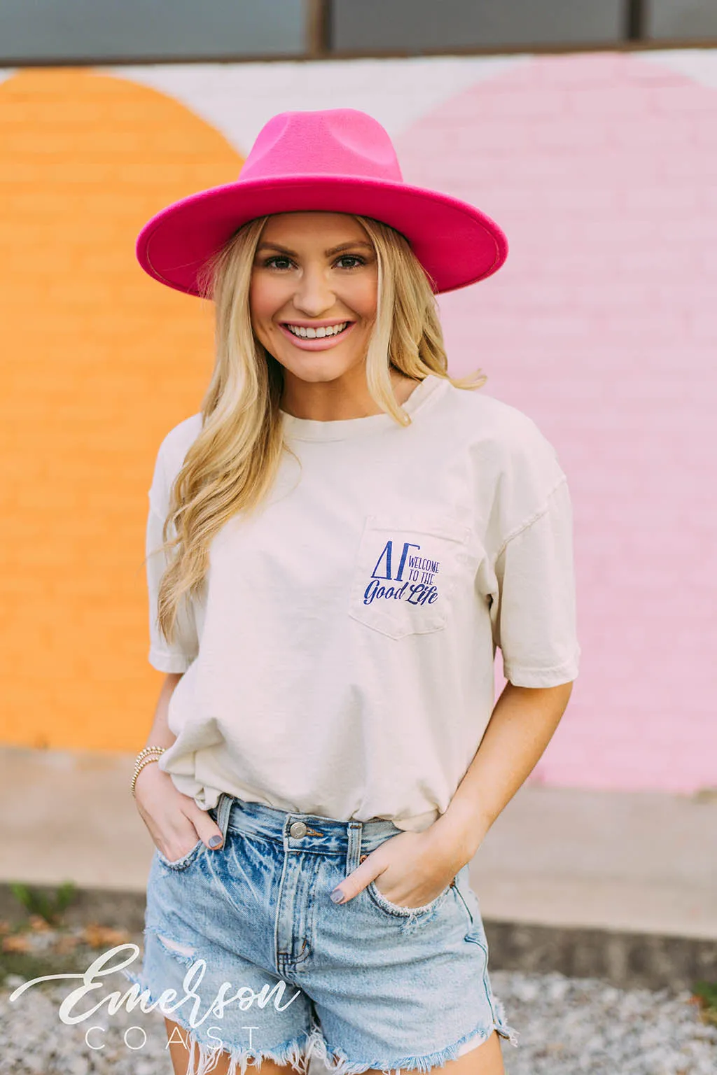 Delta Gamma Welcome To The Good Life Tee