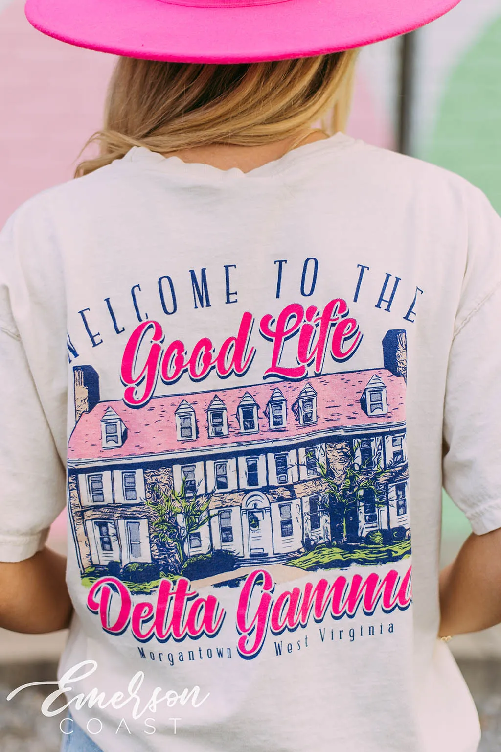 Delta Gamma Welcome To The Good Life Tee