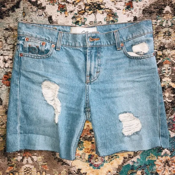 Denim shorts