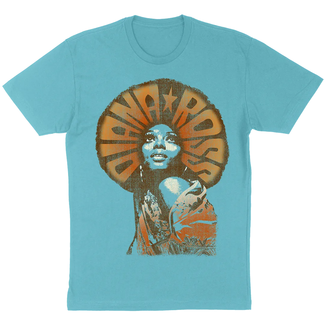 Diana Ross "Sunshine" T-Shirt in Light Blue