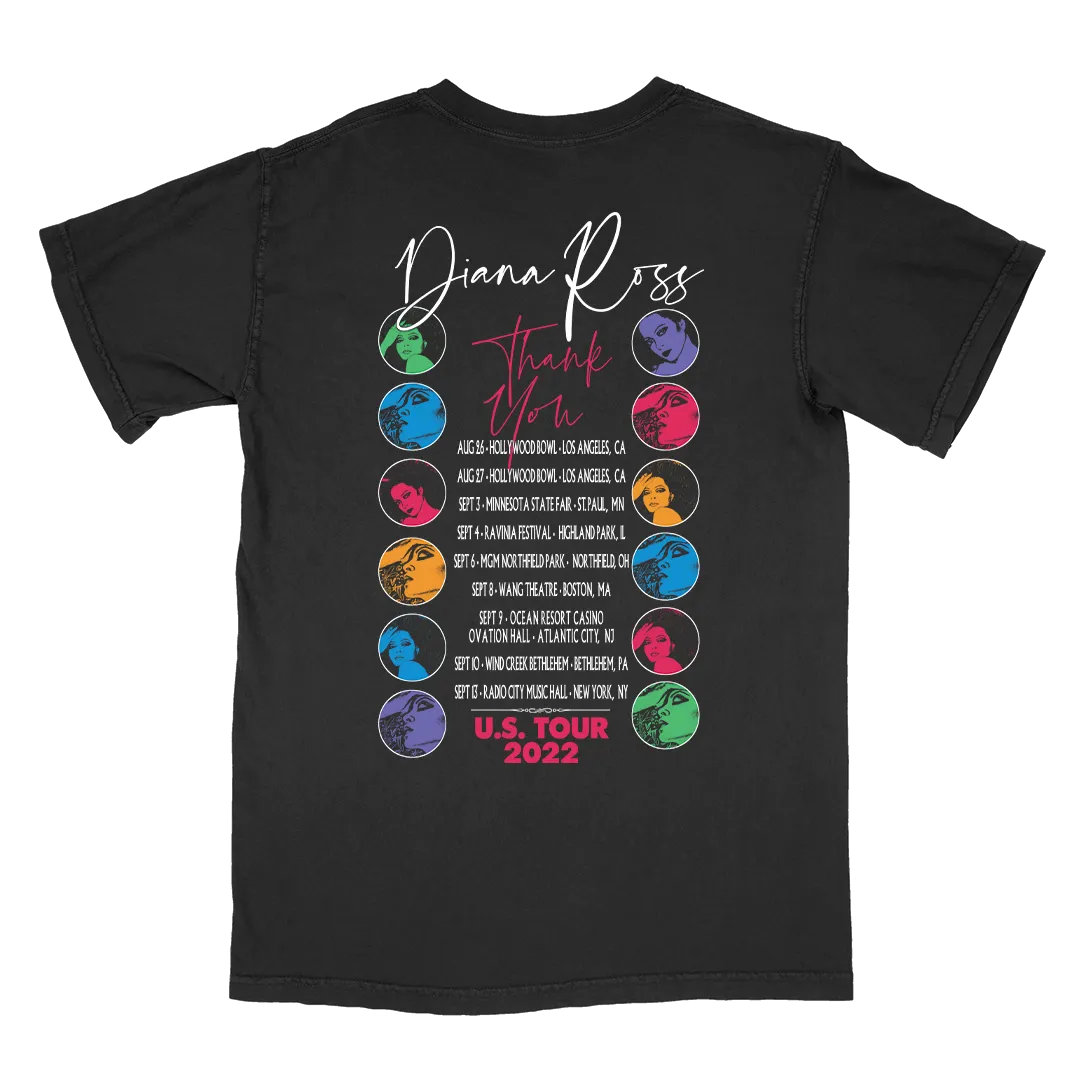 Diana Ross "Thank You U.S. TOUR" Event T-Shirt