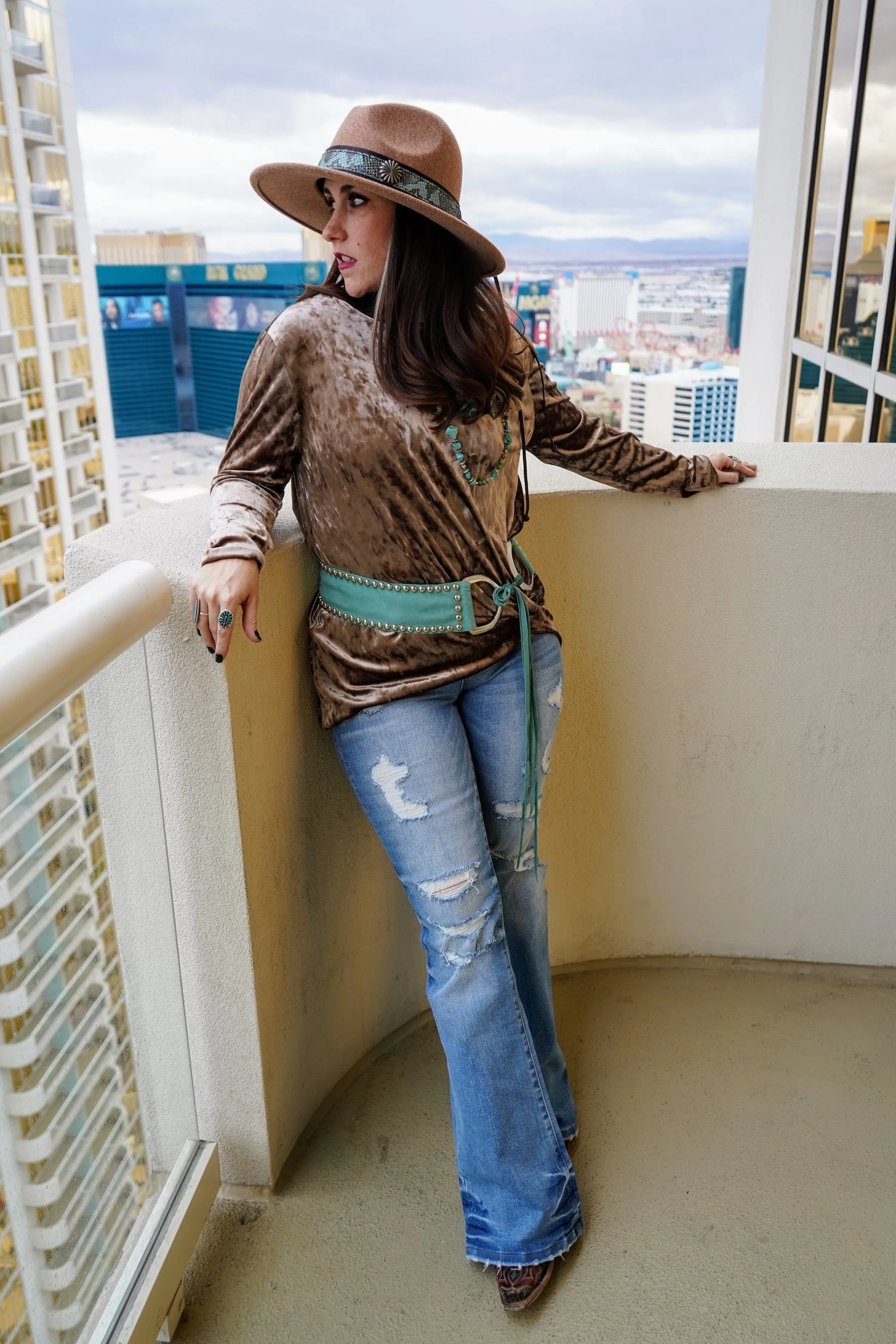 Distressed Flare