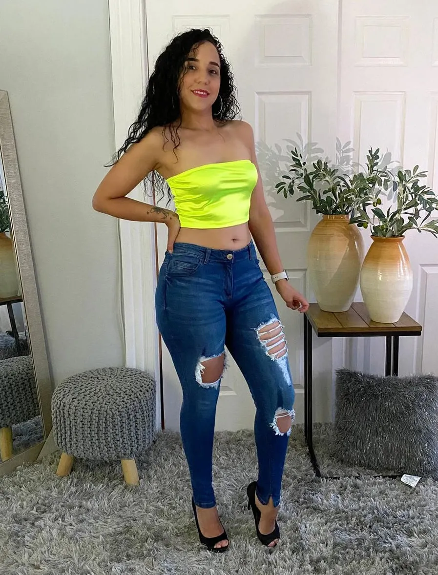 Distressed Skinny Jeans