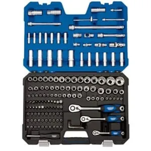 Draper 16461 Metric Socket Set, 1/4", 3/8" And 1/2" Sq. Dr. (149 Piece) Dr-16461