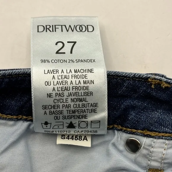 Driftwood Lulu Shorts Size 27