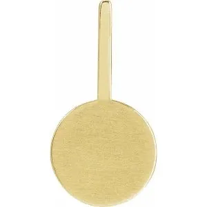 Engravable Disc Pendant/Charm 88225