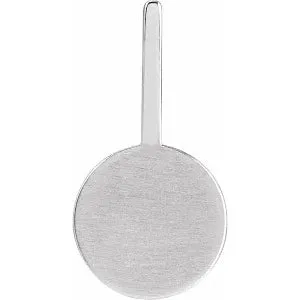 Engravable Disc Pendant/Charm 88225