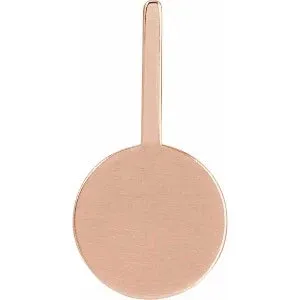 Engravable Disc Pendant/Charm 88225