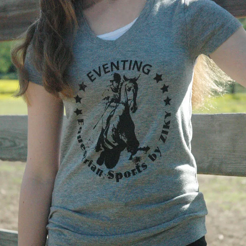 Eventing Badge Shirt Heather Grey