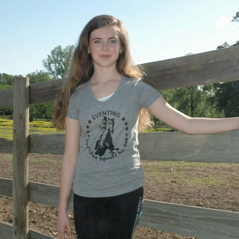 Eventing Badge Shirt Heather Grey