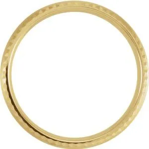Faceted Edge Band with Satin Finish 52086 - 7 mm